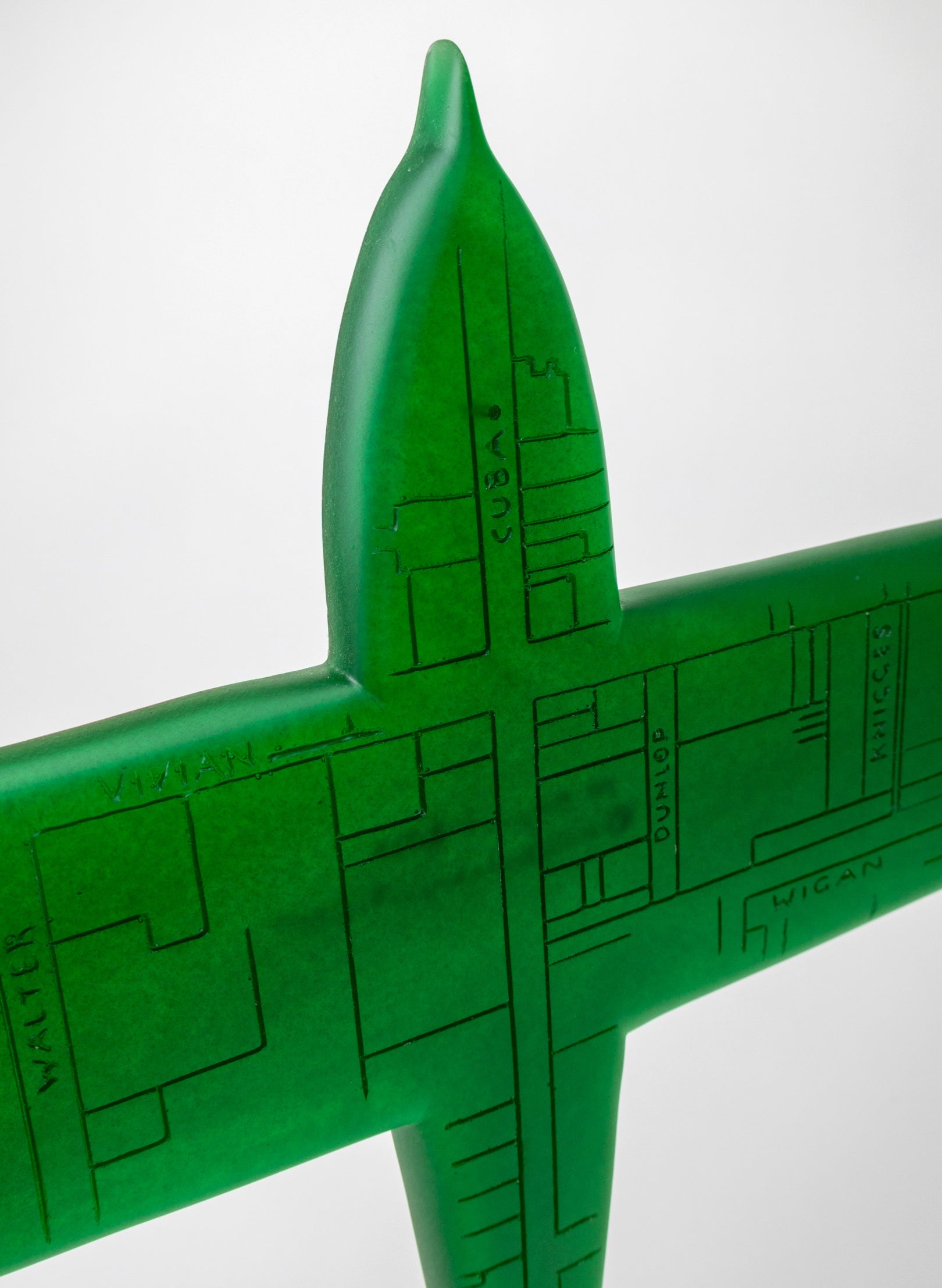 Green Sculpture Plane Wellington