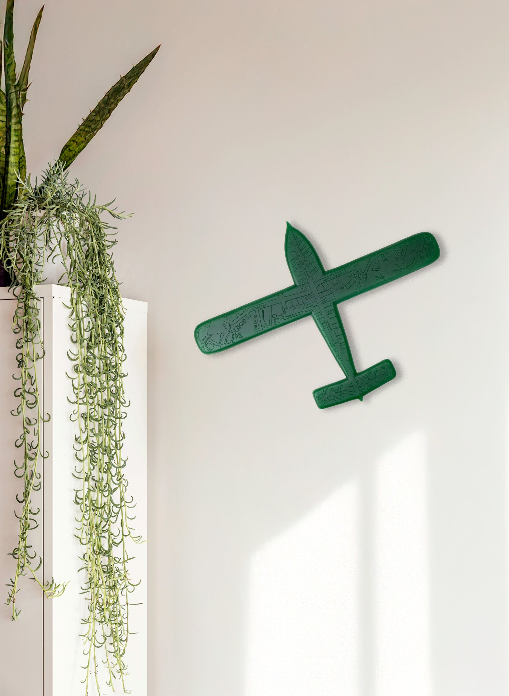 Green Sculpture Plane Wellington