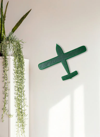 Green Sculpture Plane Wellington