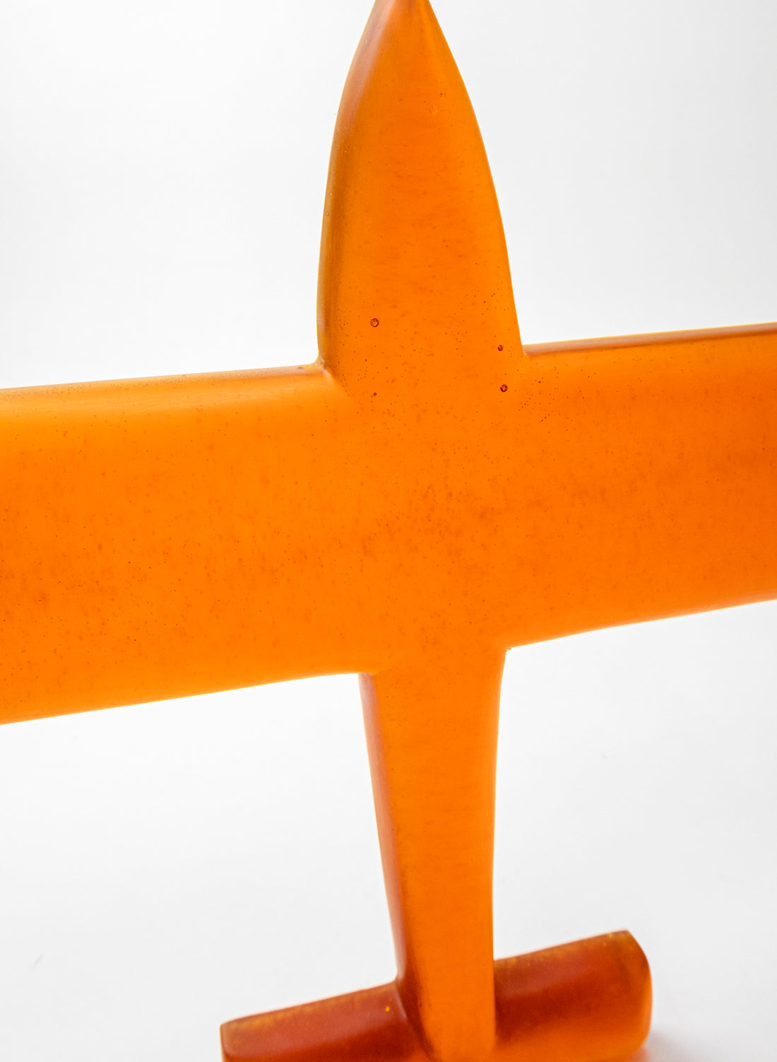 Orange Resin Plane Square Tips