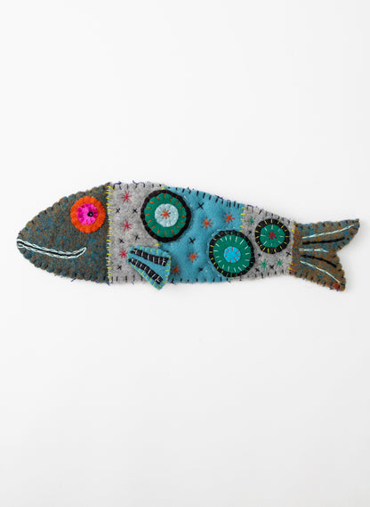 Green Happy Fish