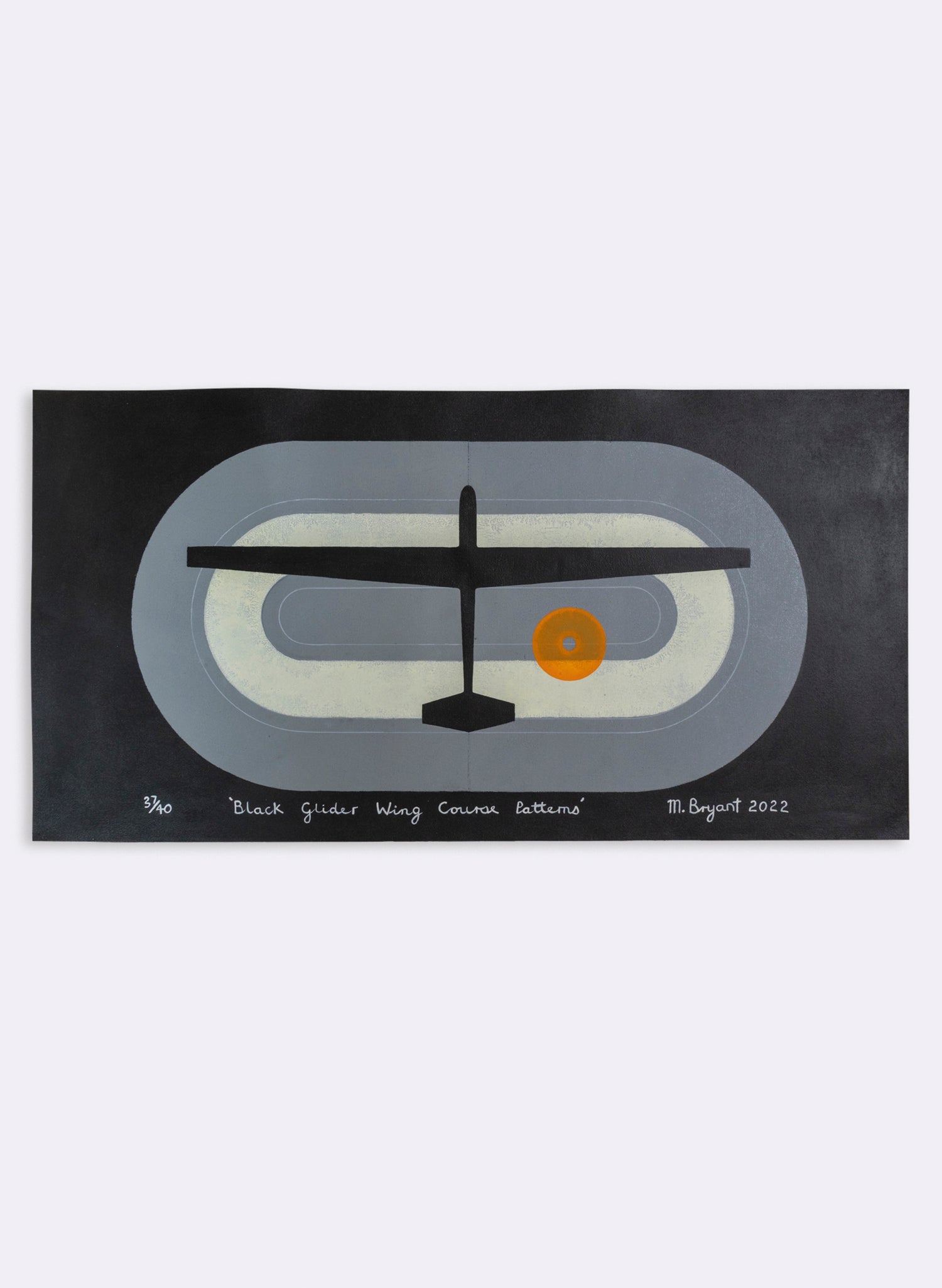 Black Glider Wing 37/40 - Unframed