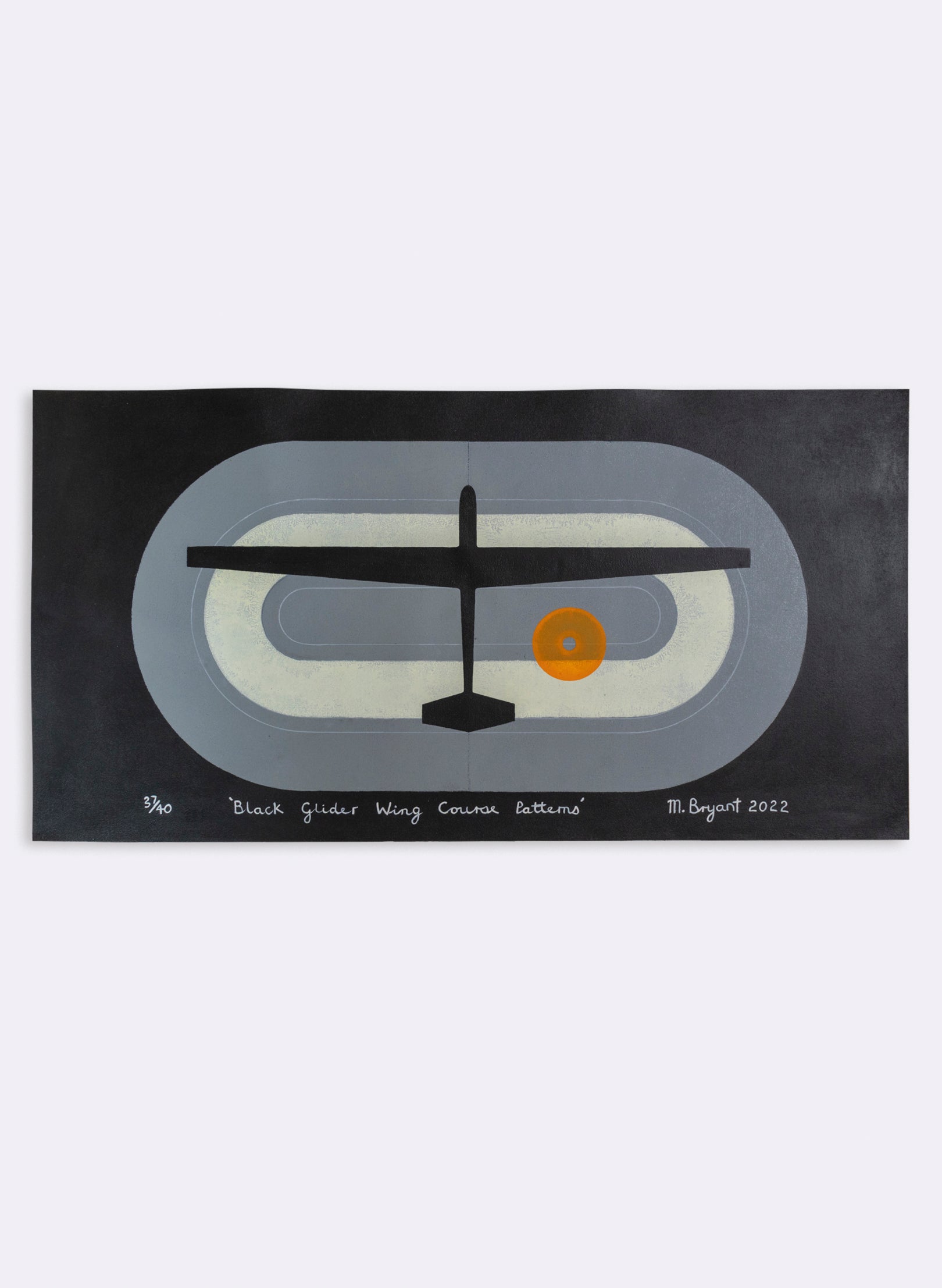 Black Glider Wing 37/40 - Unframed