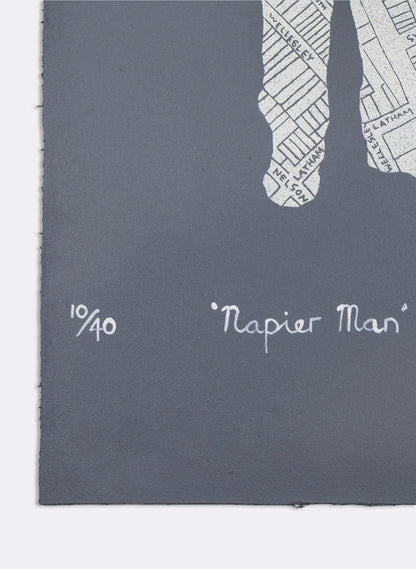 Napier Man on Canvas