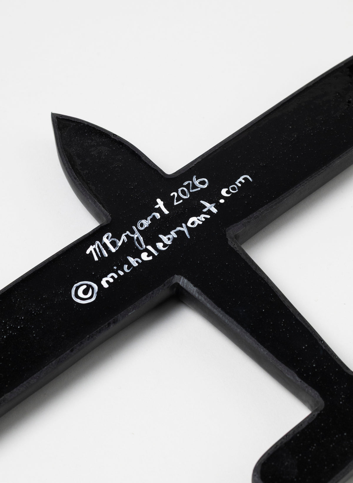 Black Oval Wing Resin Plane