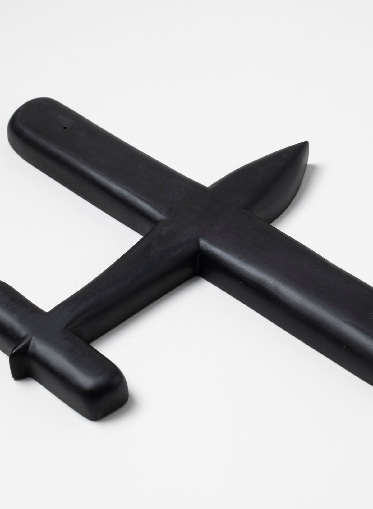 Black Oval Wing Resin Plane