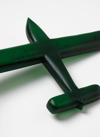 Green Oval Wing Resin Plane
