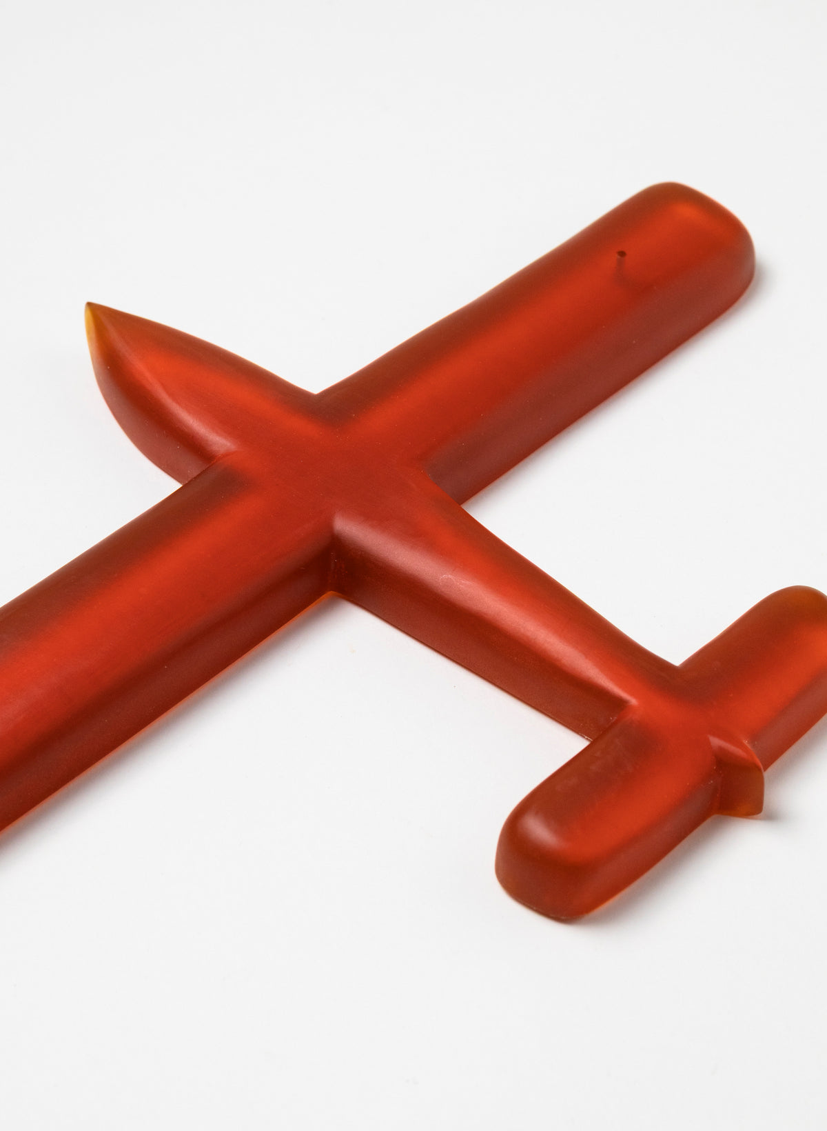 Orange Oval Wing Resin Plane