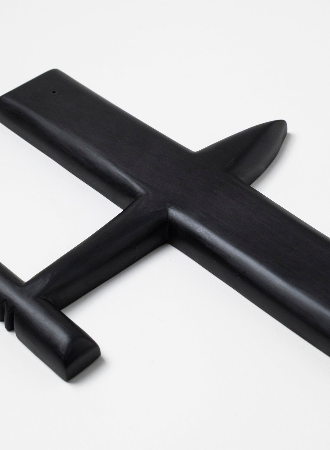 Black Square Wing Resin Plane