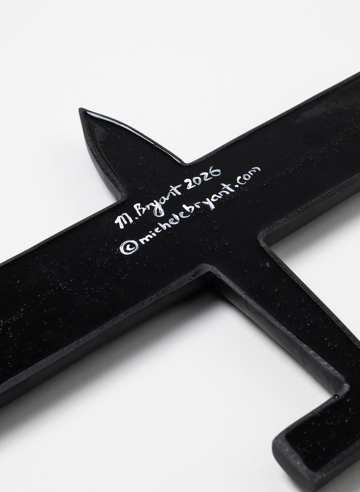 Black Square Wing Resin Plane