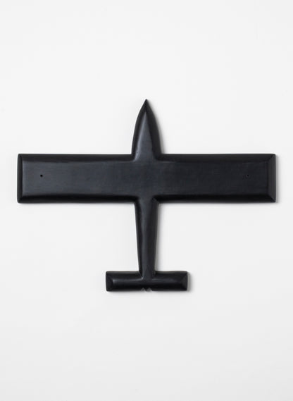 Black Square Wing Resin Plane