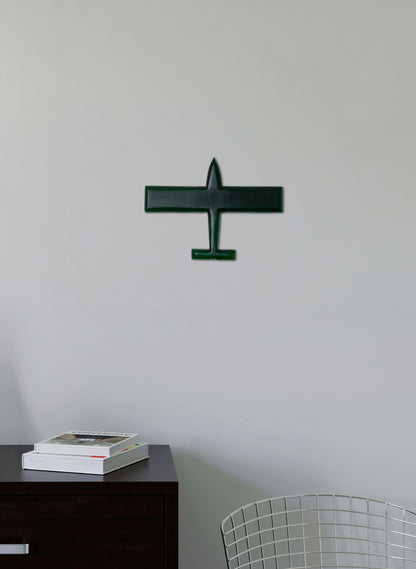 Green Square Wing Resin Plane