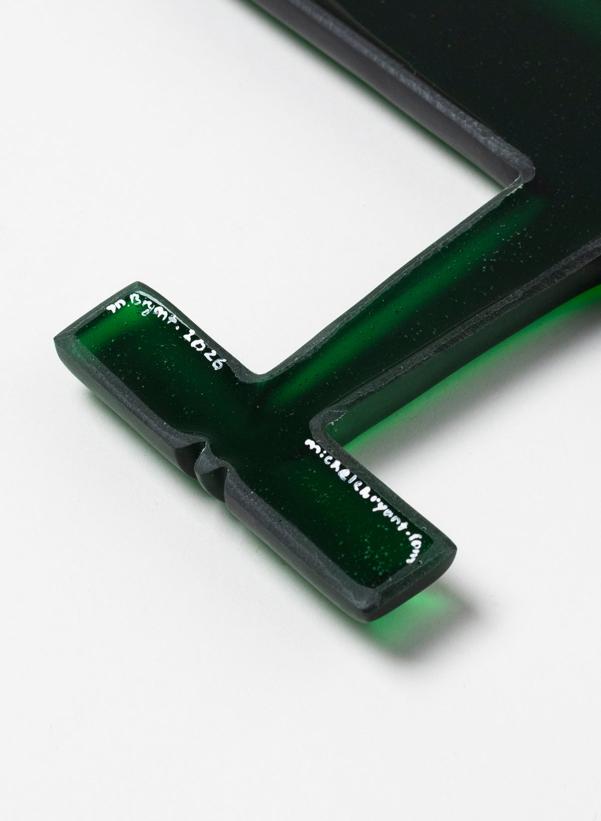 Green Square Wing Resin Plane