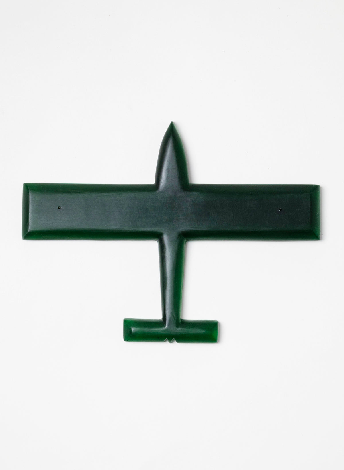 Green Square Wing Resin Plane