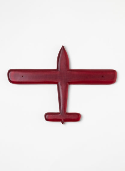 Red Oval Wing Resin Plane