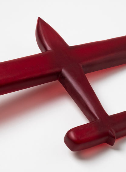 Red Oval Wing Resin Plane