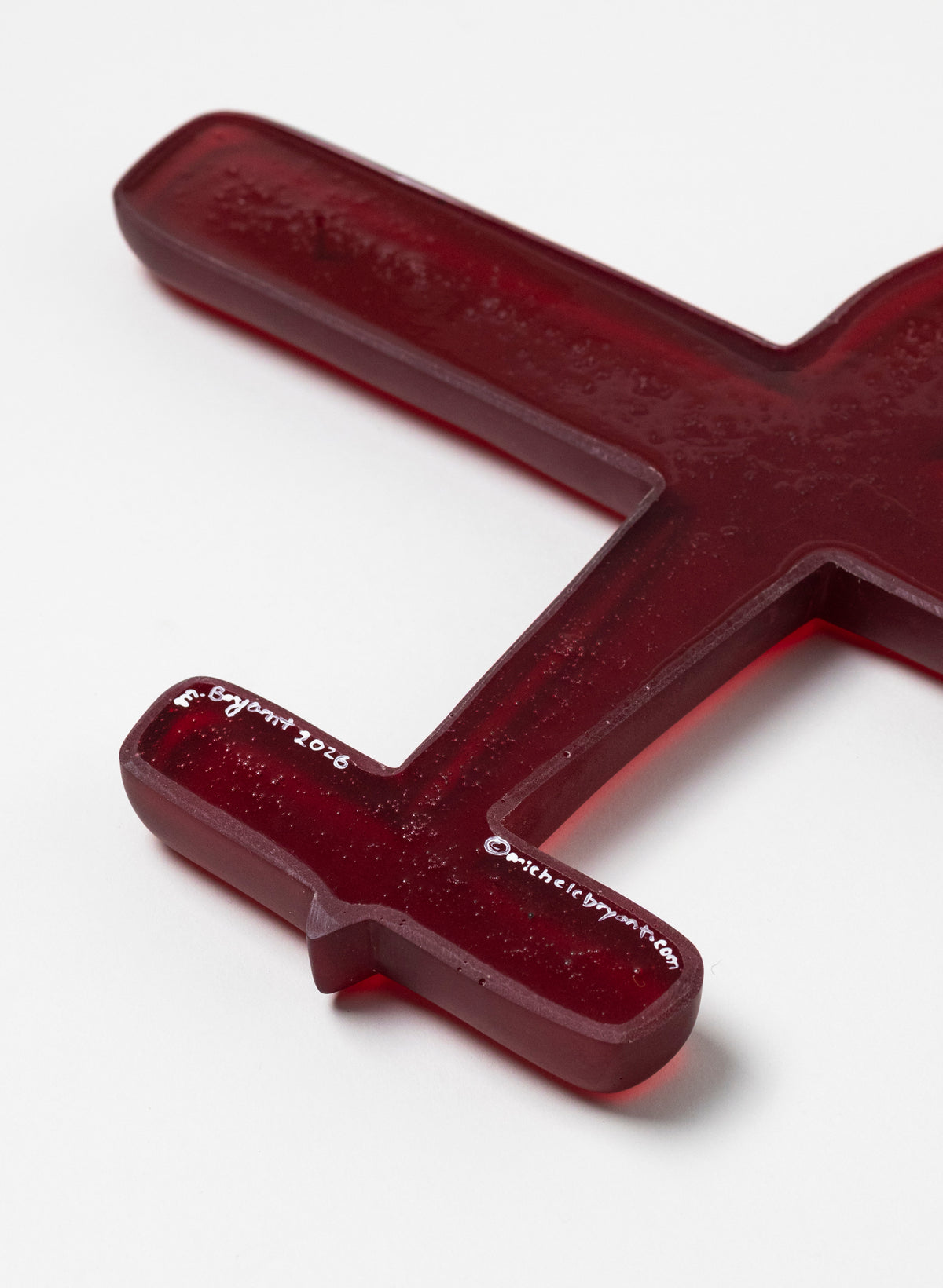 Red Oval Wing Resin Plane