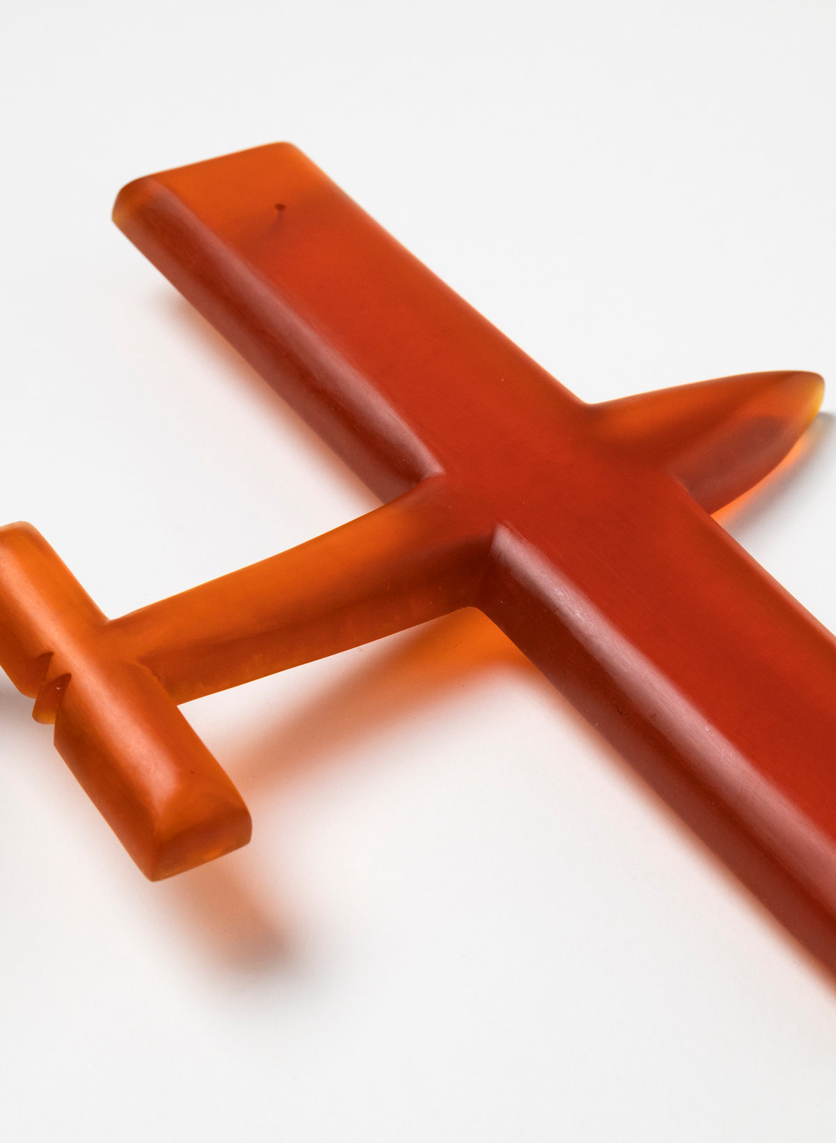 Orange Square Wing Resin Plane
