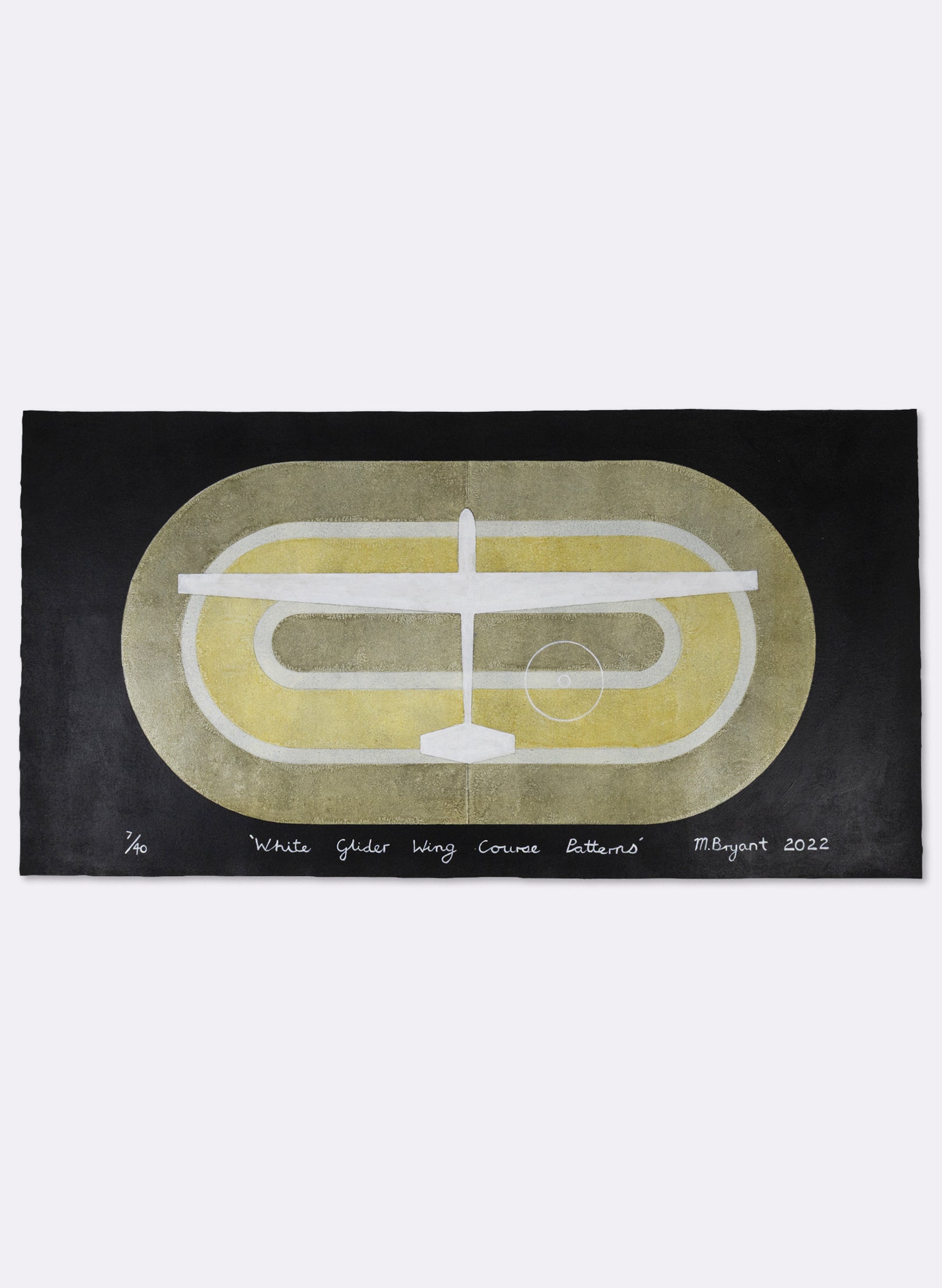 White Glider Wing Course Patterns
