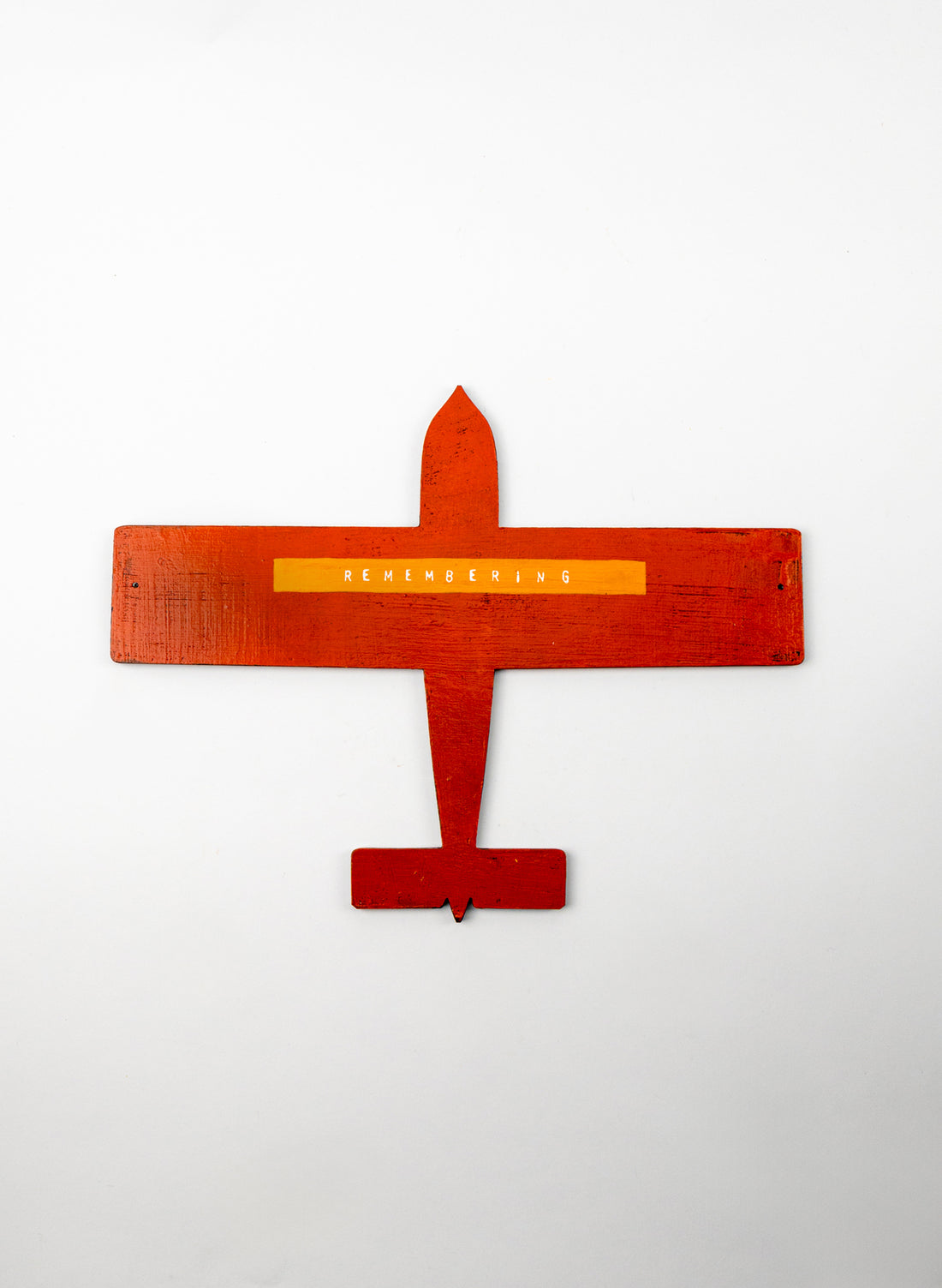 Remembering Wooden Plane - Red
