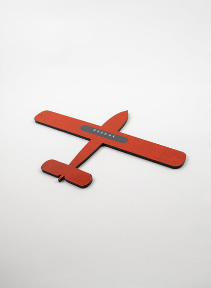 Resume Wooden Plane - Red