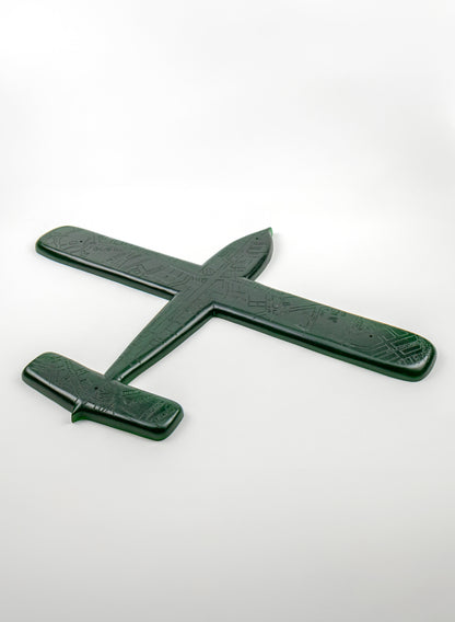 Auckland Resin Plane - Green