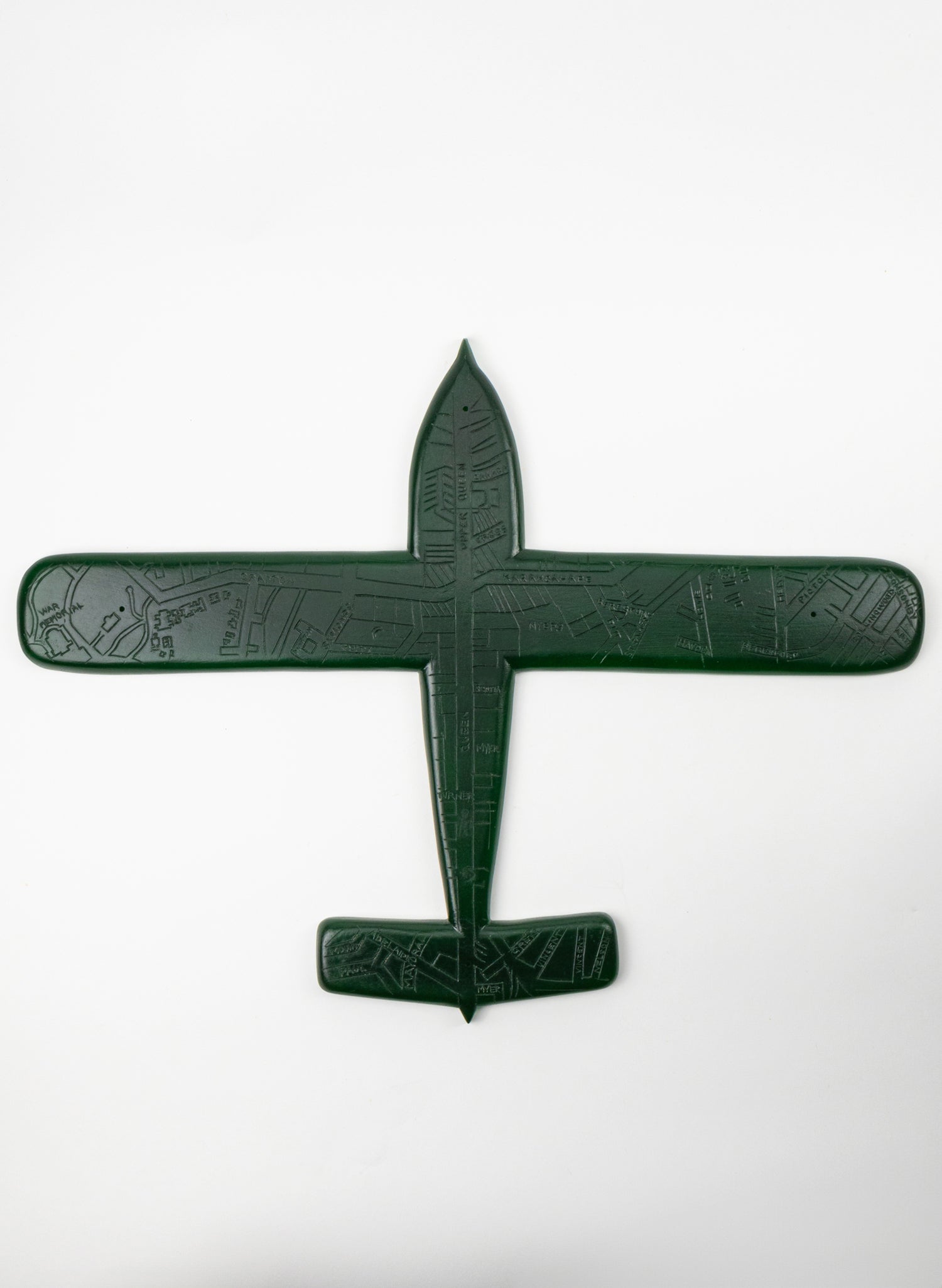 Auckland Resin Plane - Green
