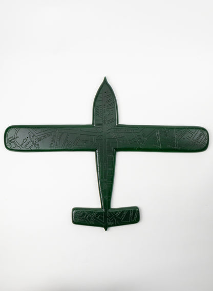 Auckland Resin Plane - Green