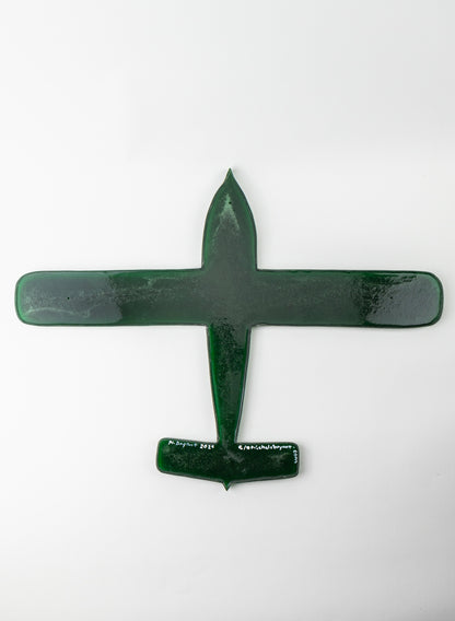 Auckland Resin Plane - Green