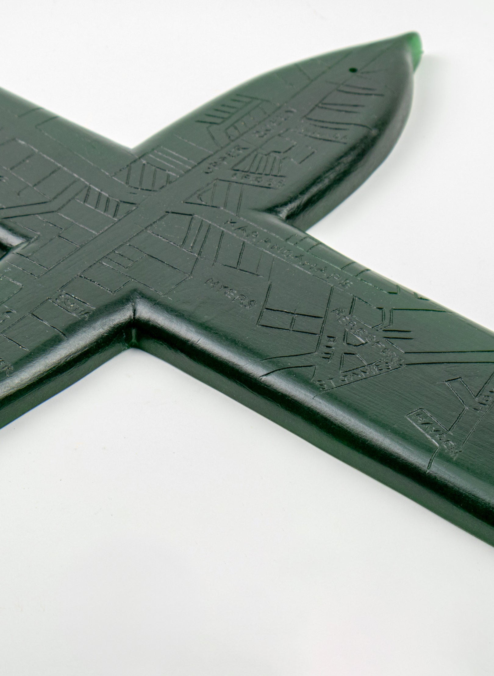 Auckland Resin Plane - Green