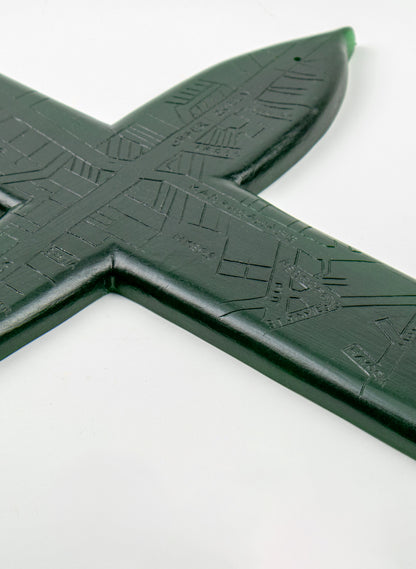 Auckland Resin Plane - Green