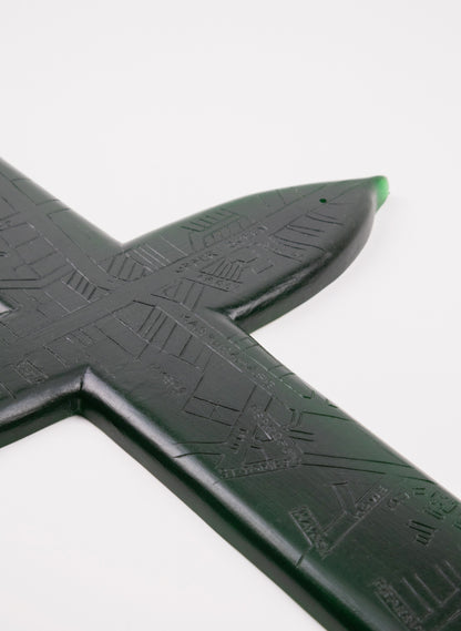 Auckland Resin Plane - Green