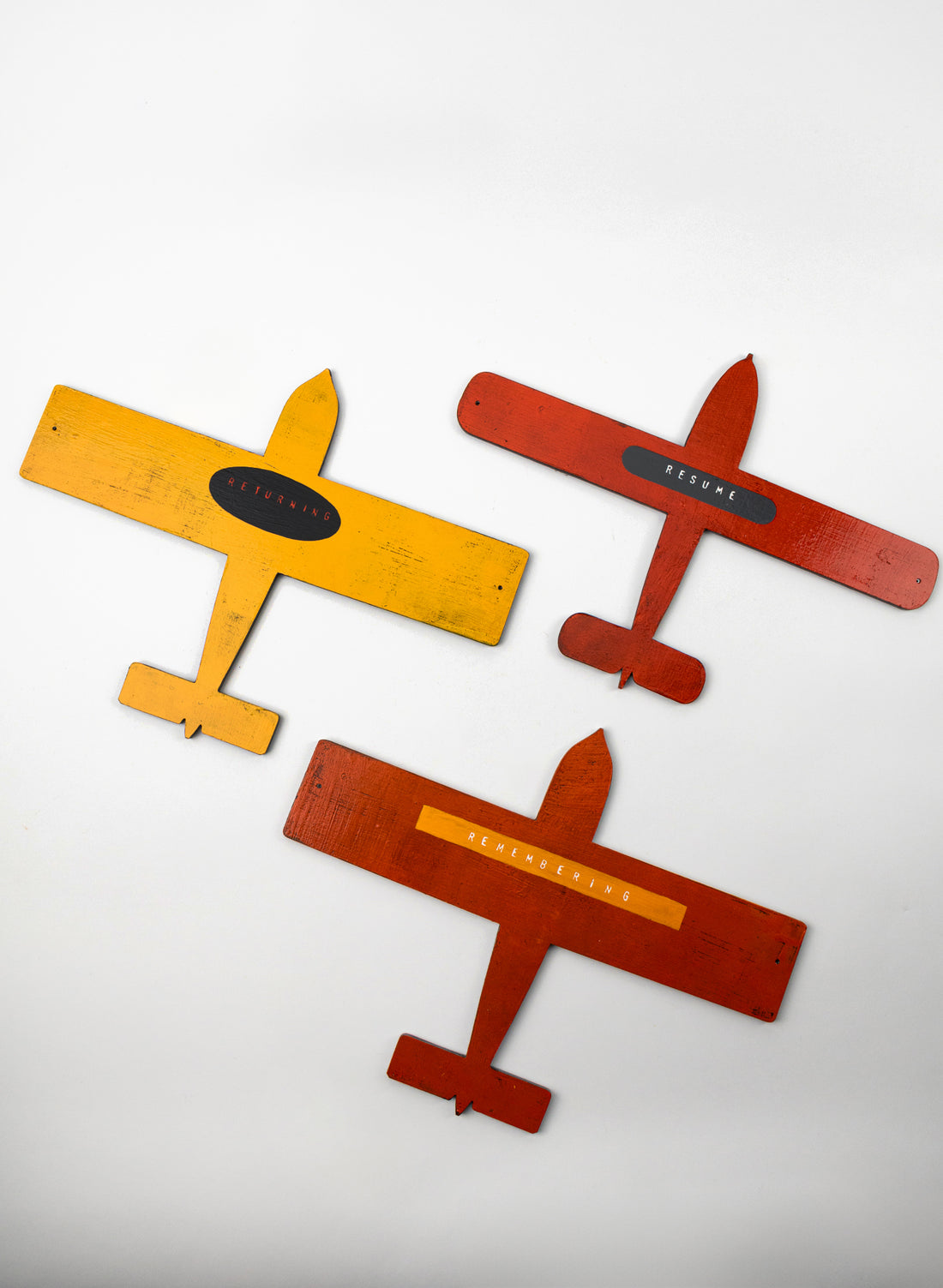 Remembering Wooden Plane - Red