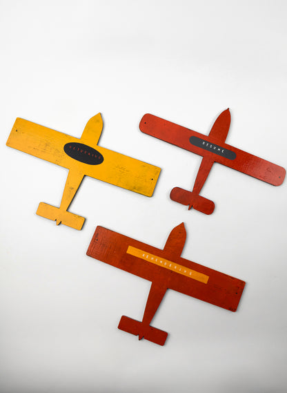 Returning Wooden Plane - Orange