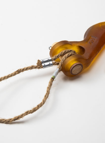 Glass Hook Wooden Pin