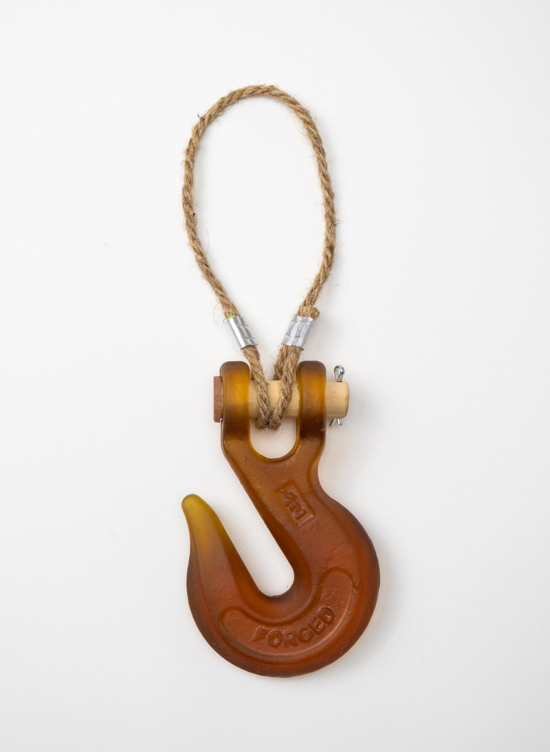 Glass Hook Wooden Pin