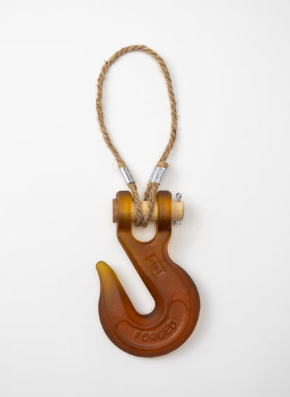 Glass Hook Wooden Pin