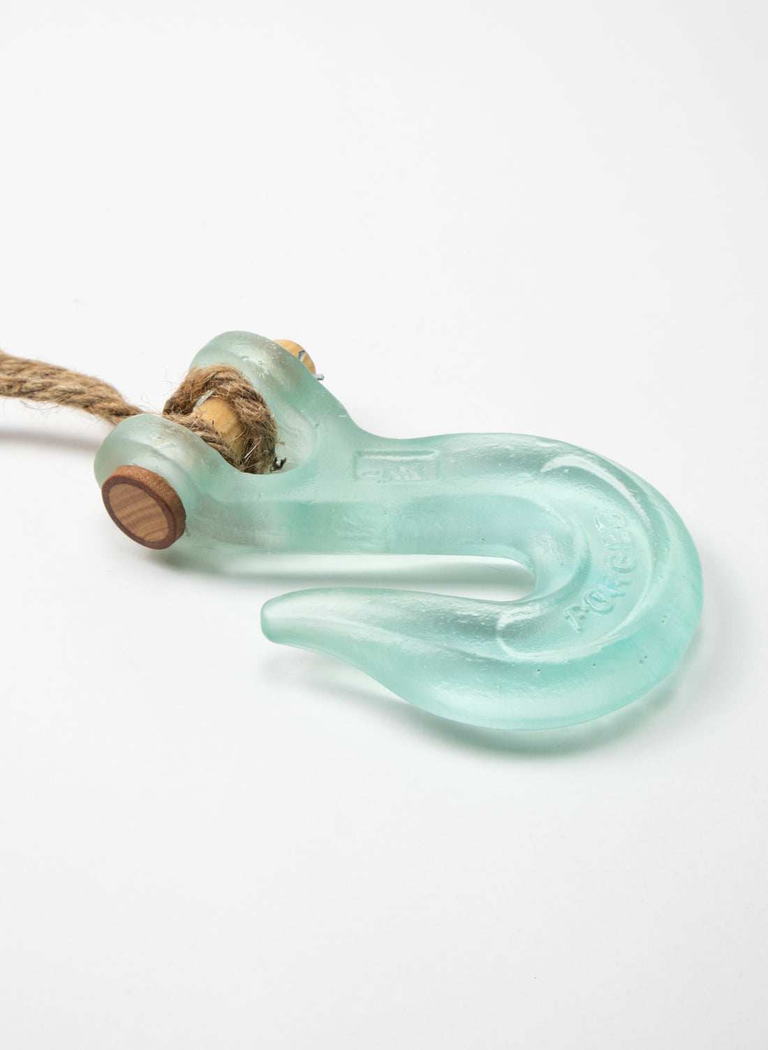 Glass Hook Wooden Pin