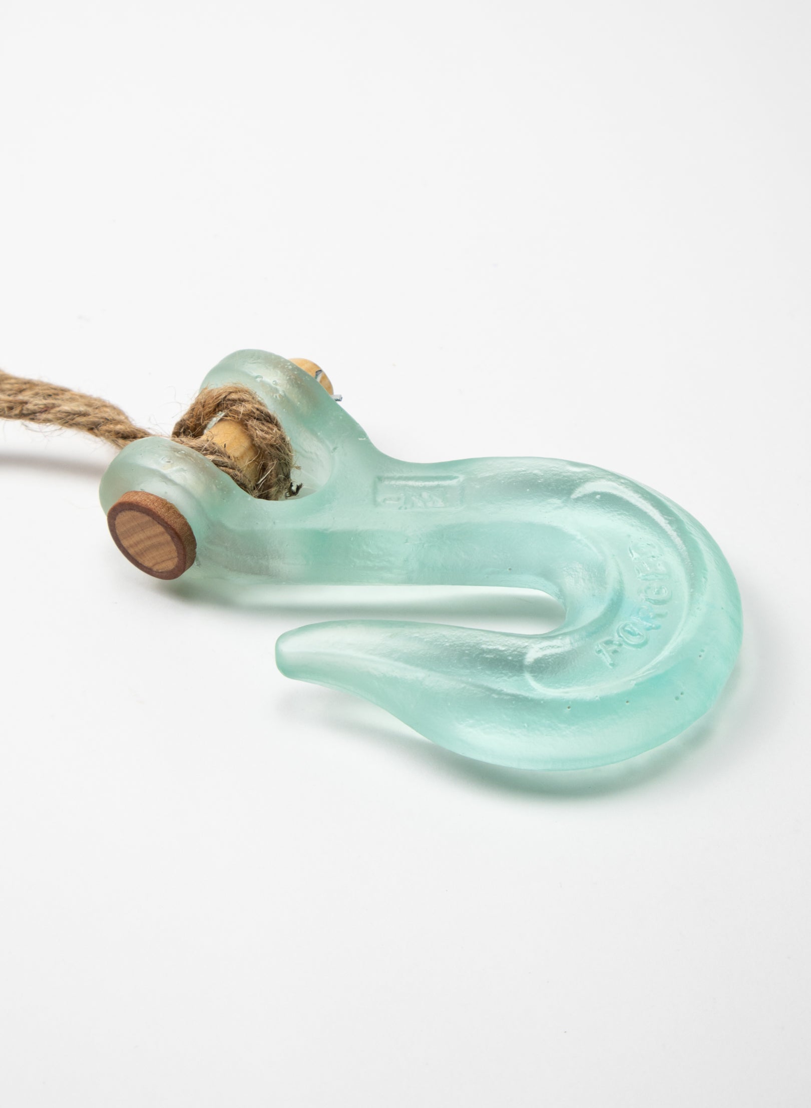Glass Hook Wooden Pin