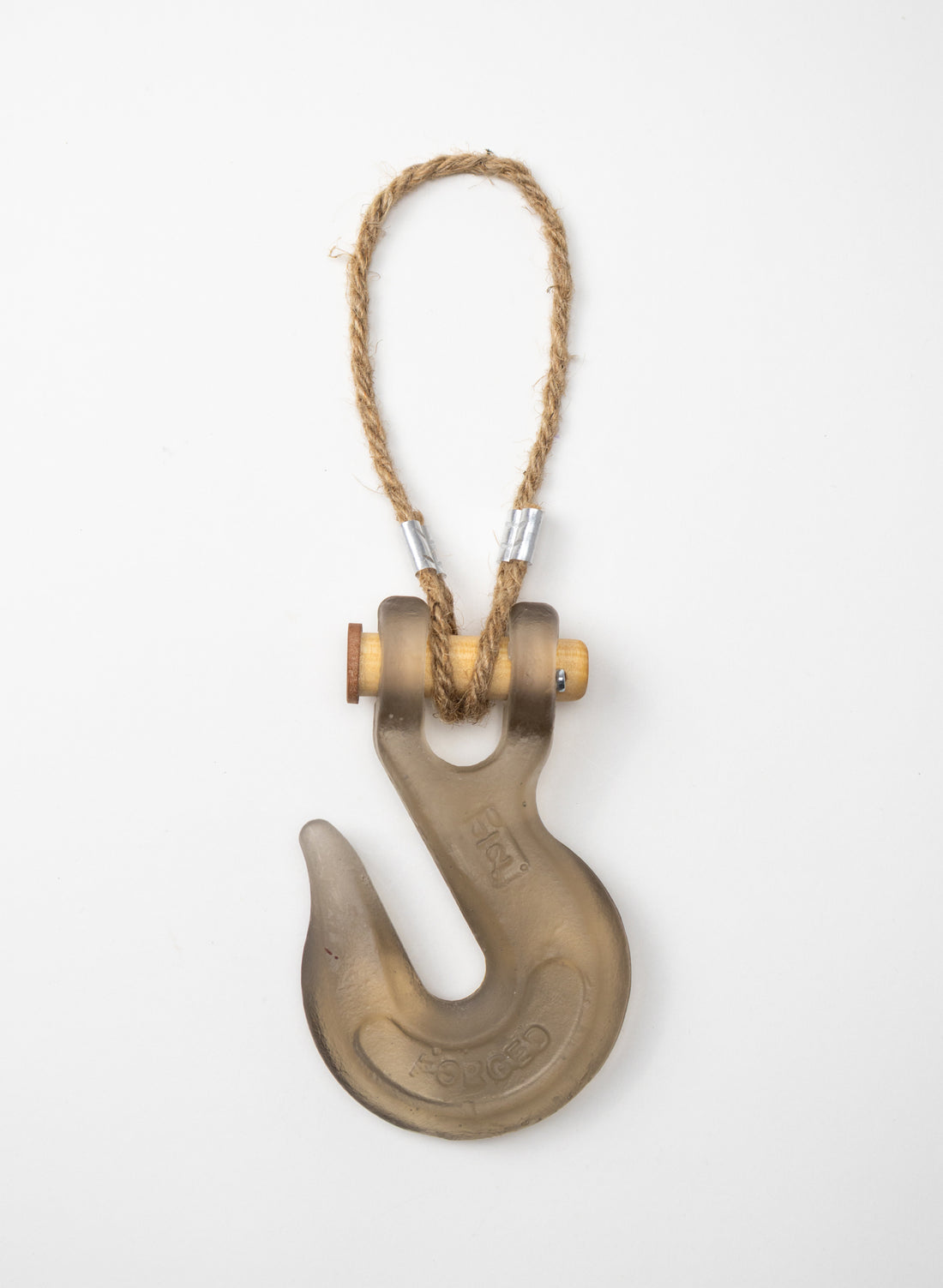 Glass Hook Wooden Pin