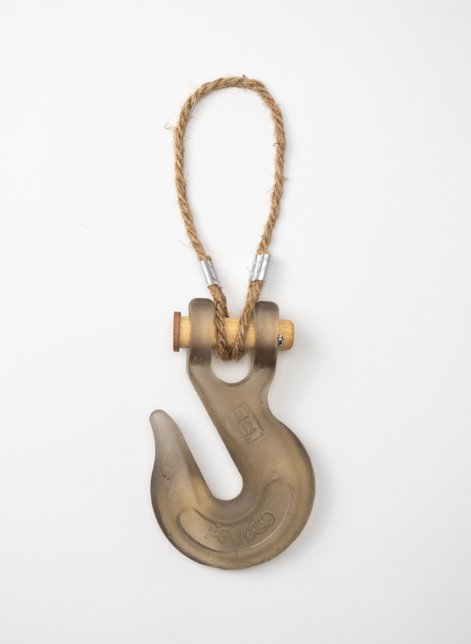 Glass Hook Wooden Pin