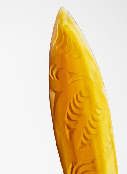 Pūrerehua Yellow Orange