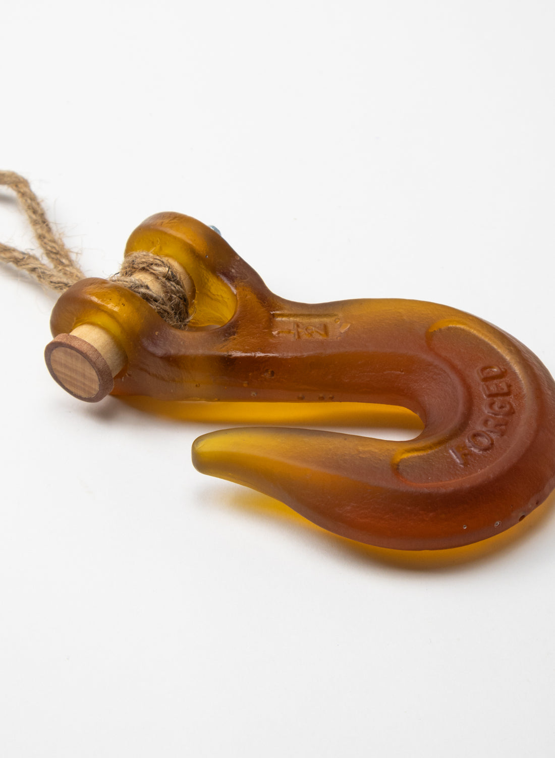 Glass Hook Wooden Pin