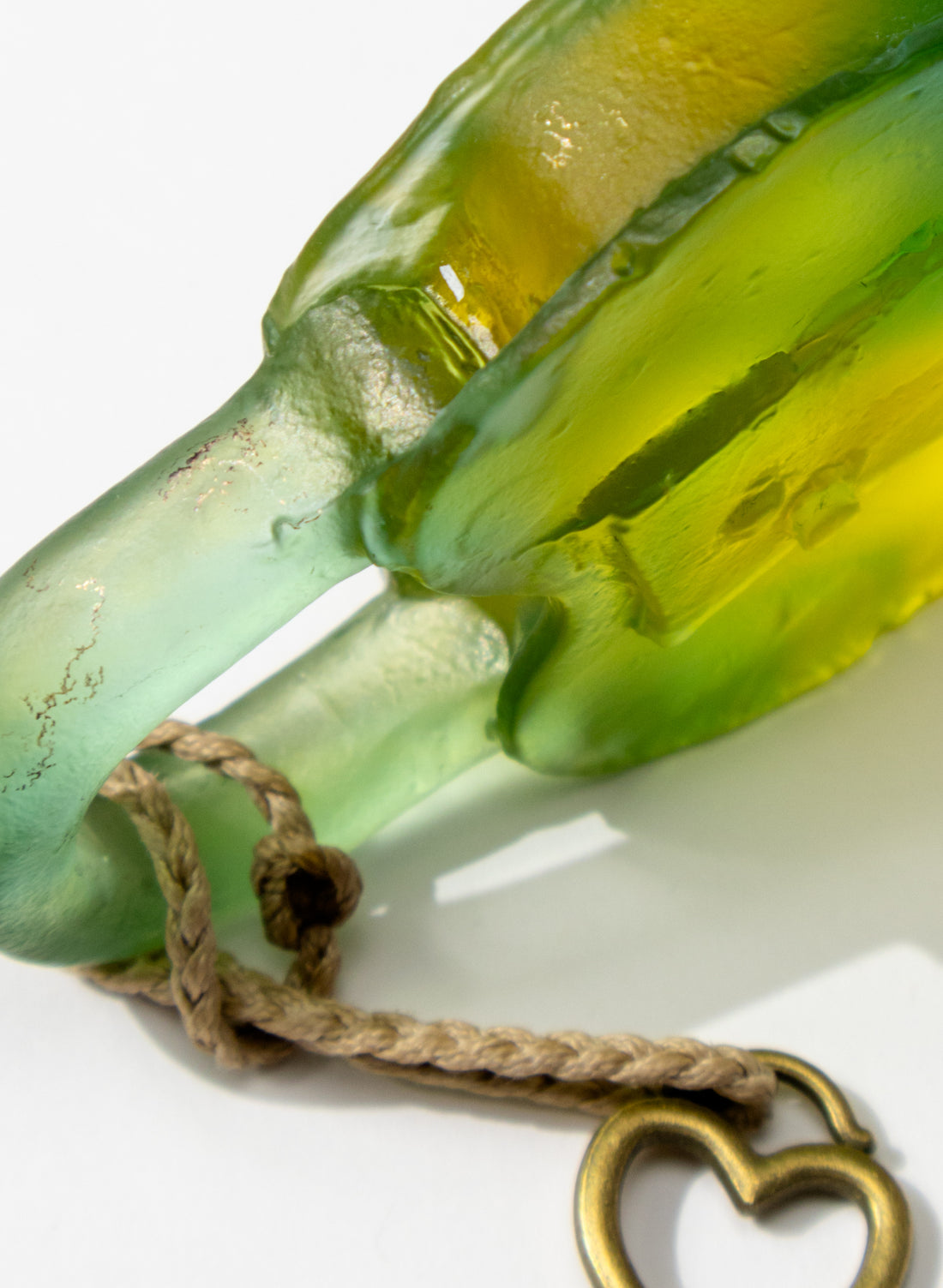 Old Glass Padlock With Cog