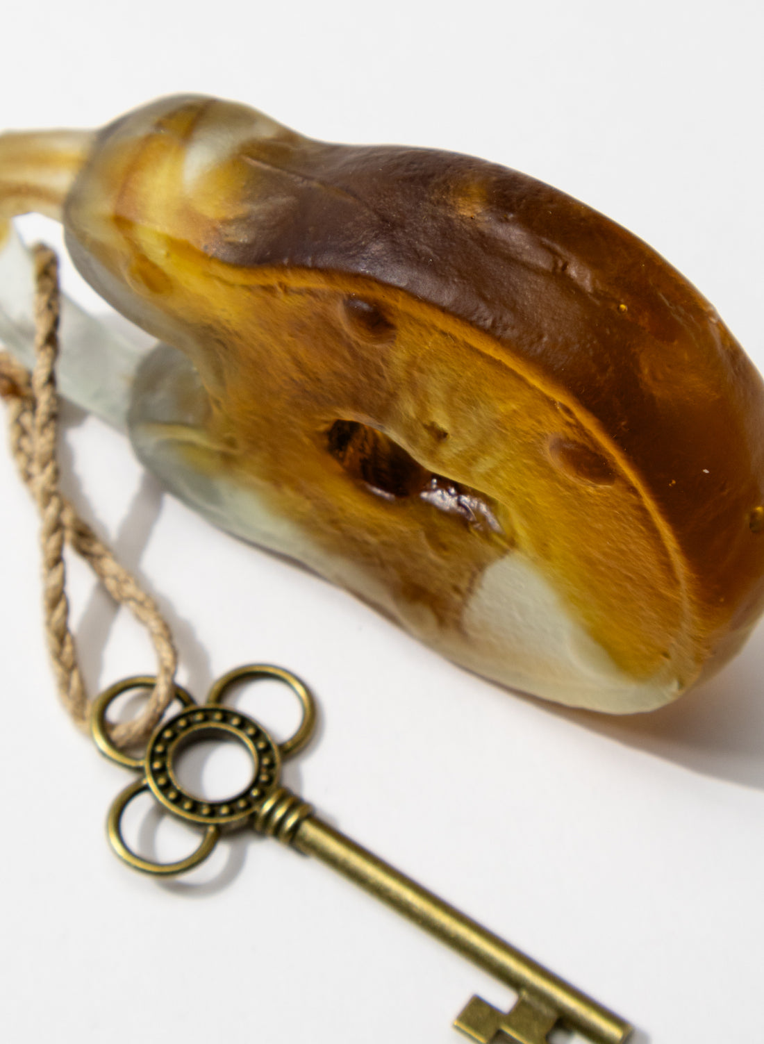 New Glass Padlock With Cog