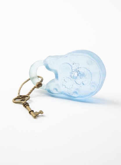 New Glass Padlock With Cog