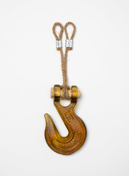 Bronze Glass Hook Wooden Pin