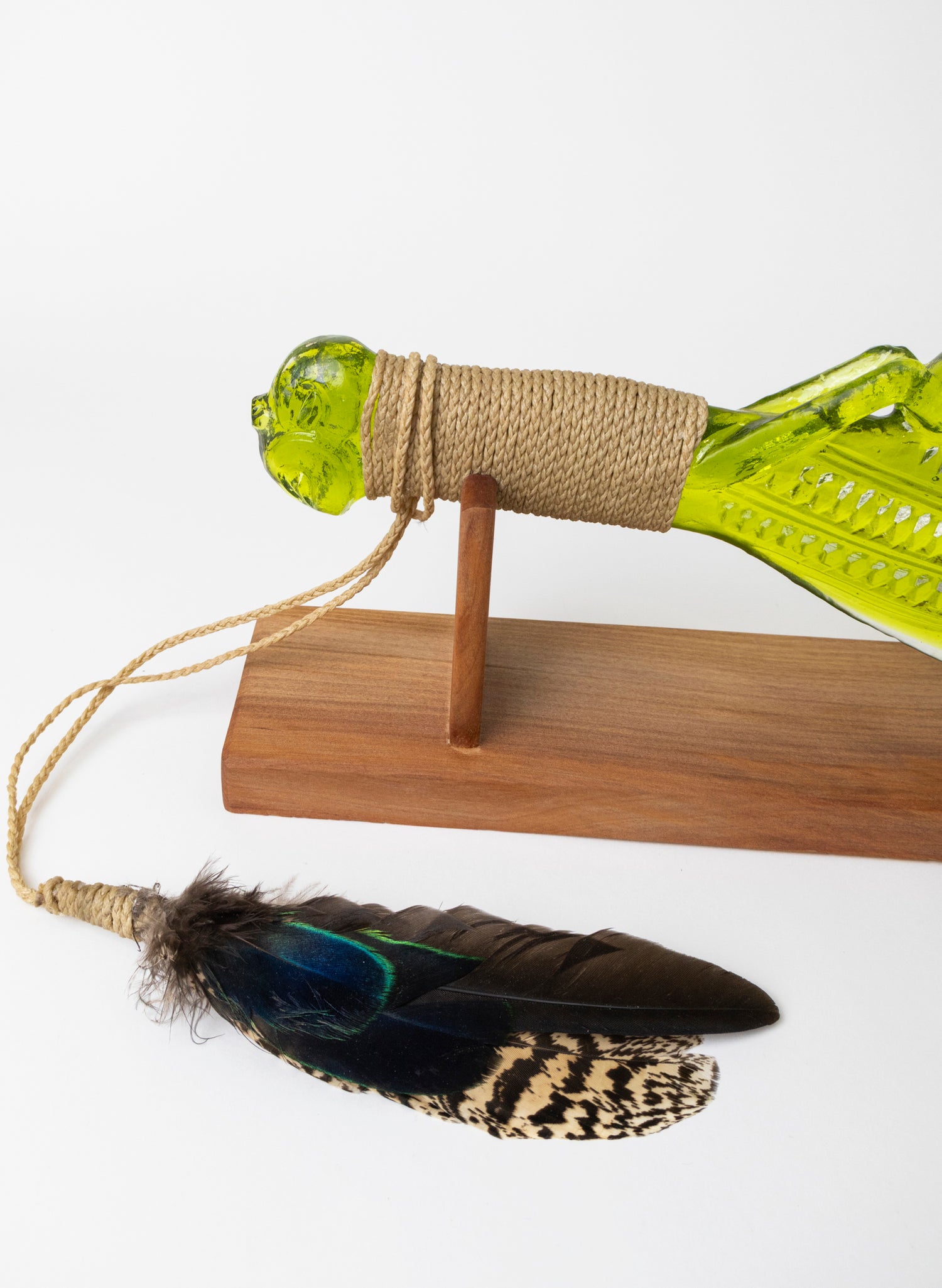 Glass Waihaika Olive Green