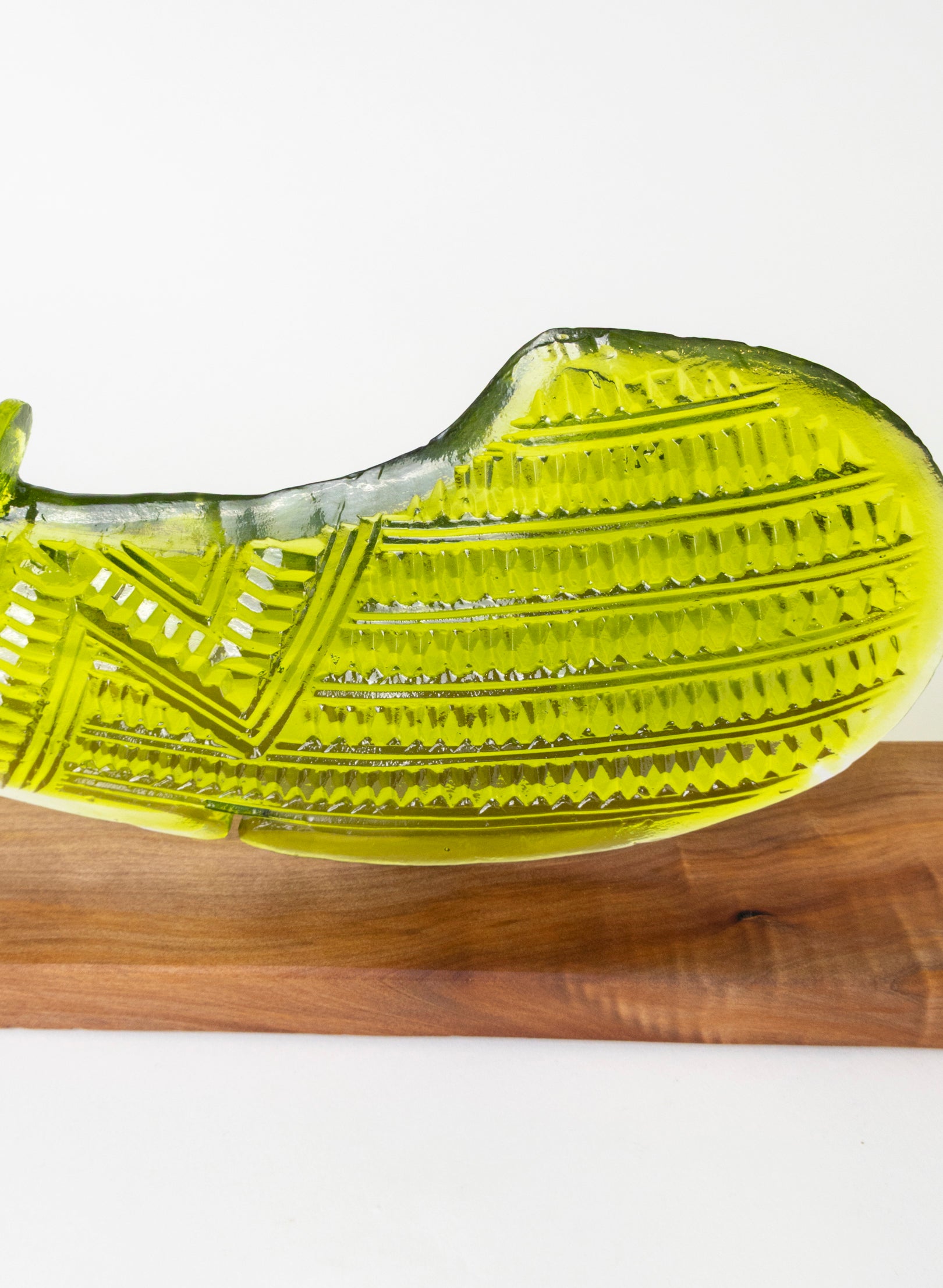 Glass Waihaika Olive Green