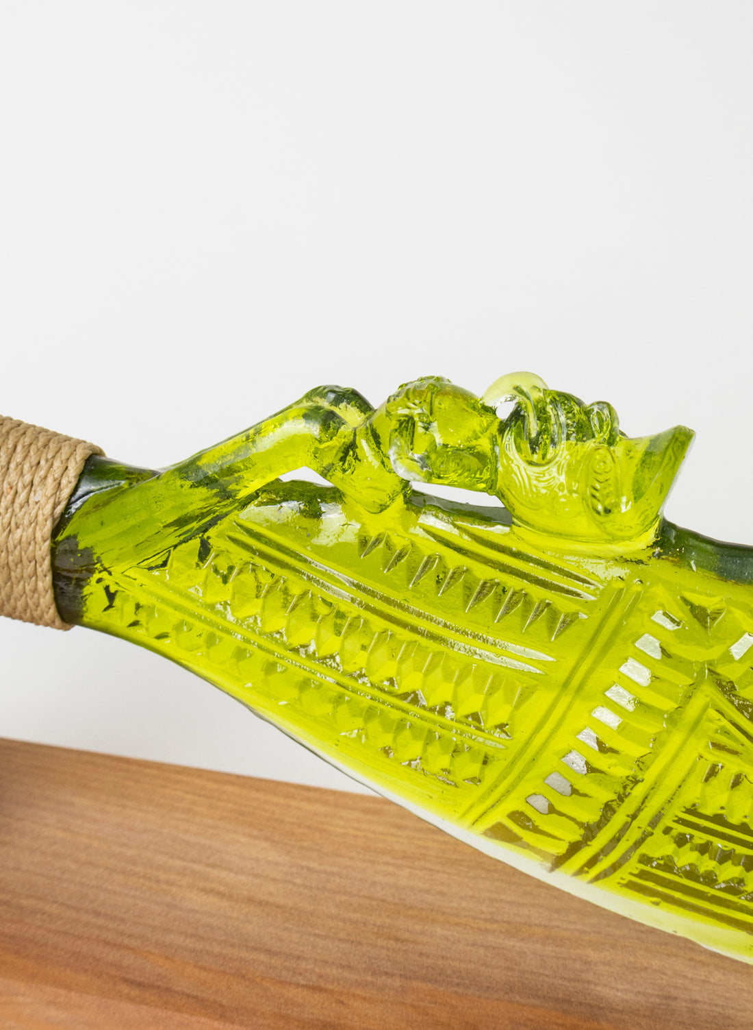 Glass Waihaika Olive Green